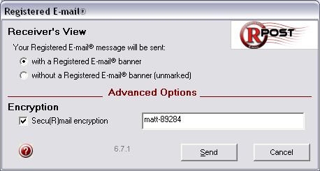 registered email encryption