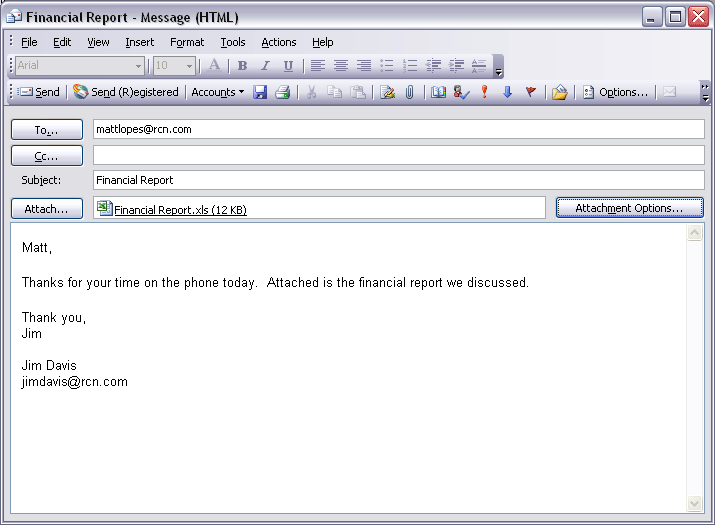 send registered